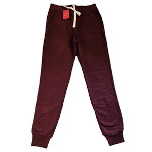 NWT STREETWEAR SOCIETY Burgundy Joggers S